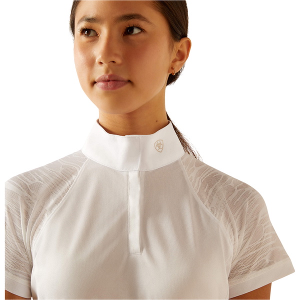 2025 Ariat Junior Aptos Vent 2.0 Show Shirt 10054982 - White